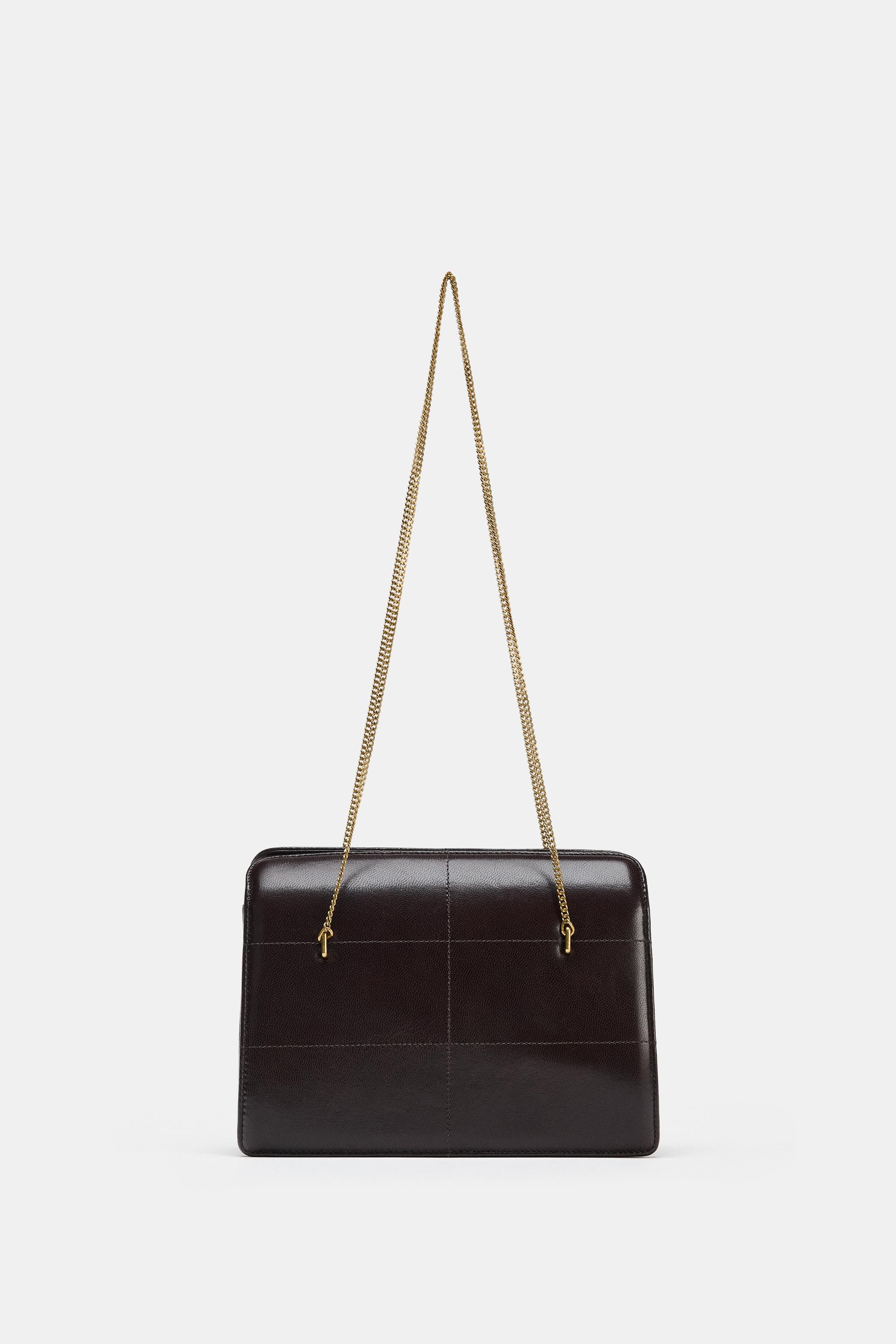LEATHER SHOULDER BAG
